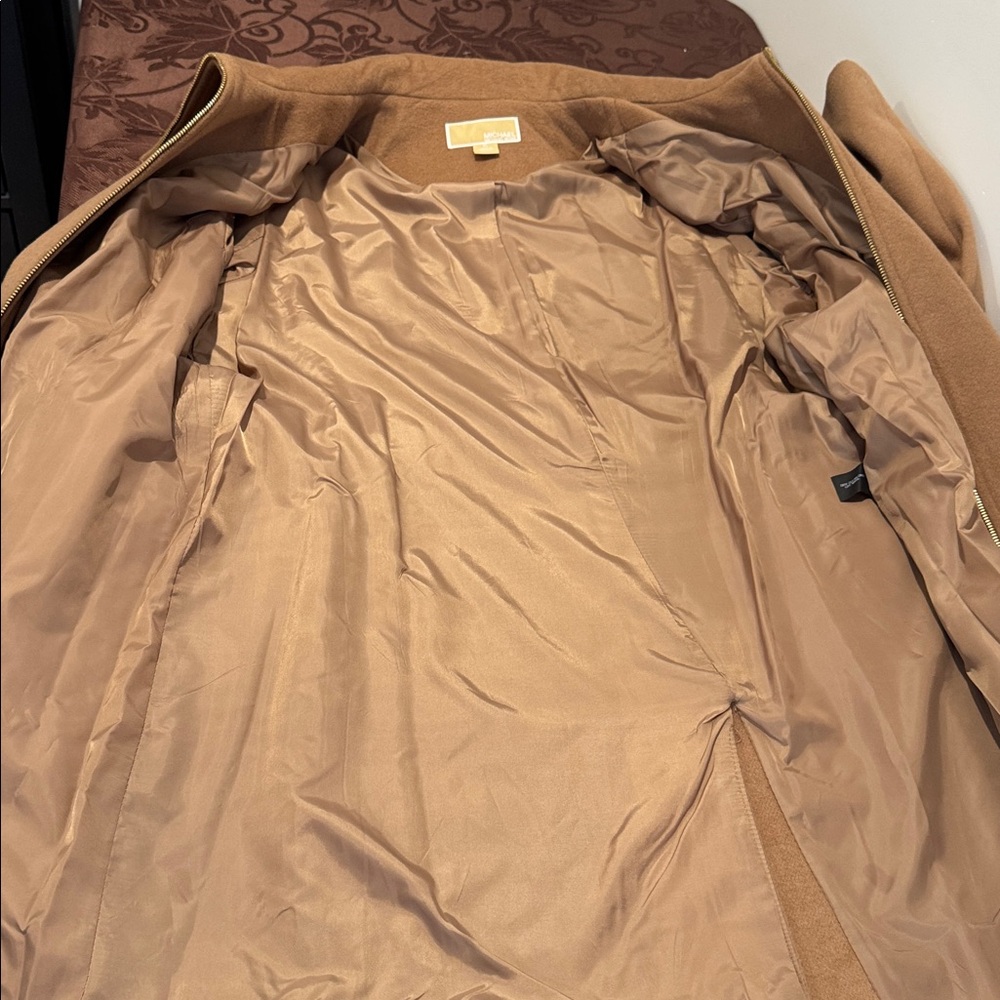 🎉HP🎉MK Full Zip Wool Blend Coat. Ladies XL - Picture 9 of 14